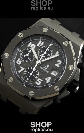 Audemars Piguet Chronopassion Titanium Swiss Watch - Secs hands at 12 O'Clock