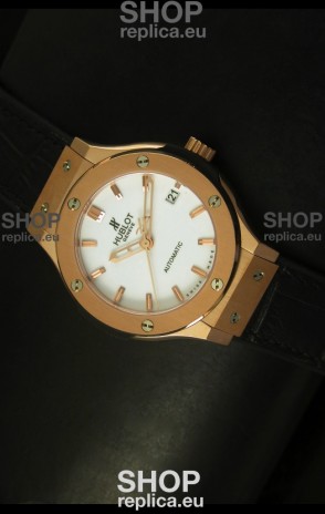 Hublot Classic Fusion 39MM Rose Gold Swiss Watch 