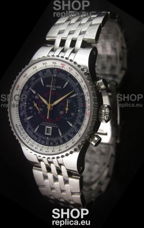 Breitling Montbrillant Legende Swiss Replica Watch in Black Dial
