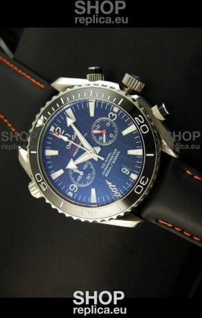 Omega Seamaster The Planet Ocean Japanese Replica Watch in Black