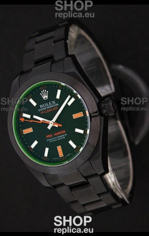Rolex Pro-Hunter Milgauss Swiss Replica PVD Watch