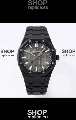 Audemars Piguet Royal Oak PVD Coated Swiss Replica Watch 3120 Swiss Movement - Grey Dial 