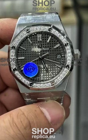 Audemars Piguet Royal Oak 37MM Grey Dial Watch in 3120 Movement - 1:1 Mirror Replica