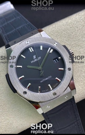 Hublot Classic Fusion 1:1 Mirror Replica Swiss Watch in 904L Steel Casing Grey Dial 42MM