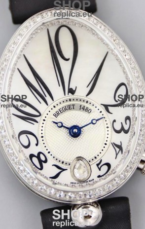 Breguet Reine De Naples Ladies Stainless Steel Swiss 1:1 Edition Replica Watch 