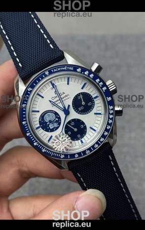Omega Speedmaster Professional Silver Snoopy 50th Anniversary Limited Edition Swiss Replica Watch