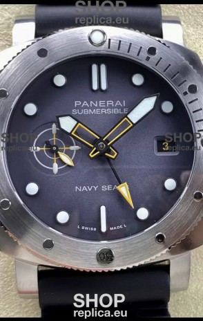 Panerai Submersible PAM1323 GMT Navy Seals Edition 1:1 Mirror Replica Watch 44MM