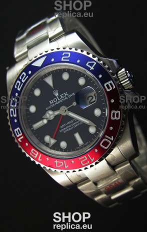 Rolex GMT Masters Japanese Replica Movement Watch in Oyster Strap