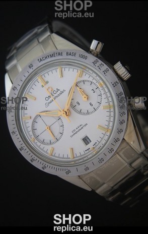 Omega Speedmaster 57 Co-Axial Chronograph in Yellow Gold Markers Swiss Watch