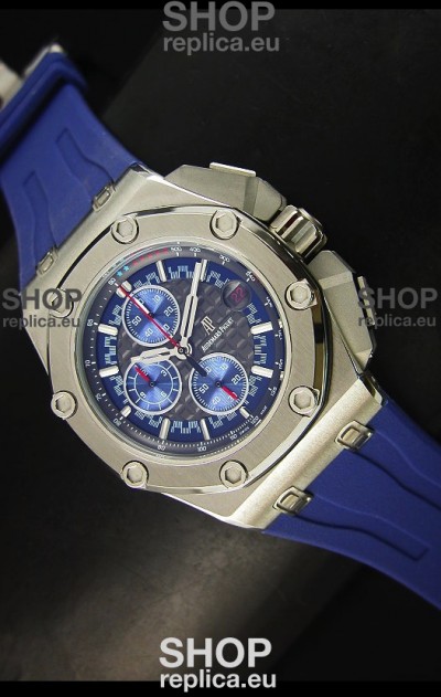 Audemars Piguet Royal Oak Offshore Michael Schumacher Quartz Movement Watch in Blue 