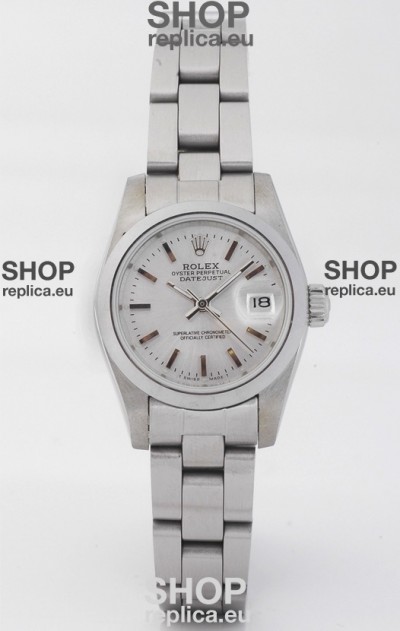 Rolex DateJust - Silver Lady's Swiss Replica Watch 