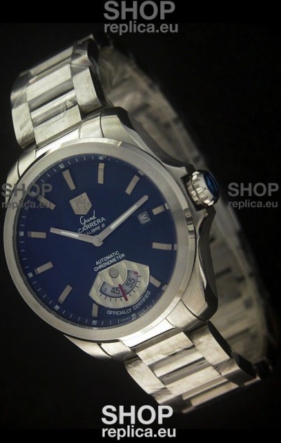 Tag Heuer Grand Carrera Calibre Swiss Automatic Watch in Blue Dial