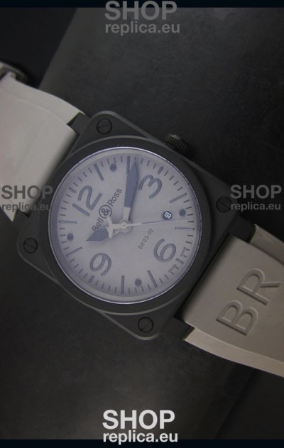 Bell & Ross BR03-92 Grey Dial Swiss Replica Watch