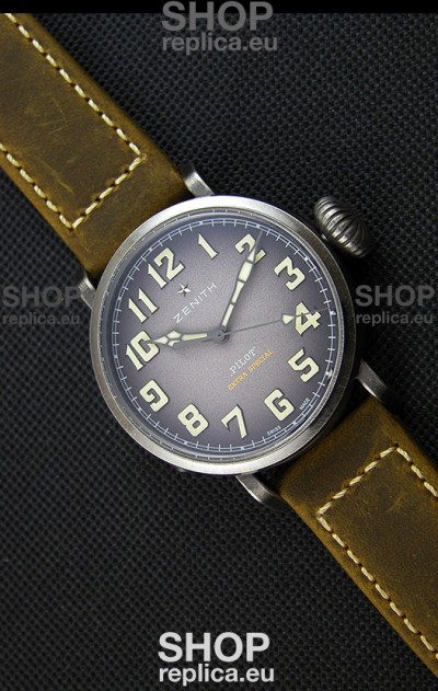 Zenith Pilot Type 20 Extra Special Grey Dial Swiss Replica Watch 40MM